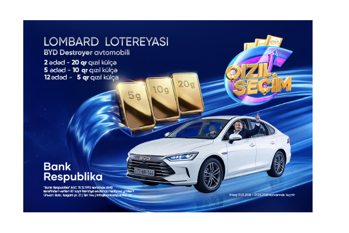 До второго тиража лотереи «Золотой выбор» Банка Республика остаются считанные дни | FED.az