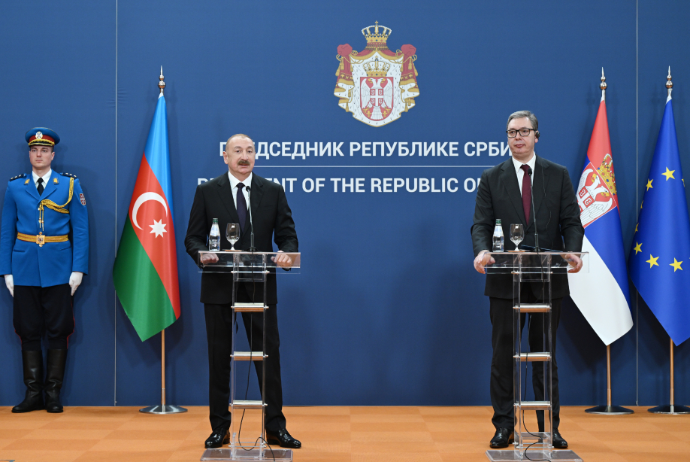 İlham Əliyev və Aleksandar Vuçiç mətbuata bəyanatlarla çıxış ediblər - TAM MƏTN | FED.az