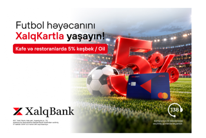 Futbol həyəcanı XalqKartla - DAHA SƏRFƏLİ | FED.az