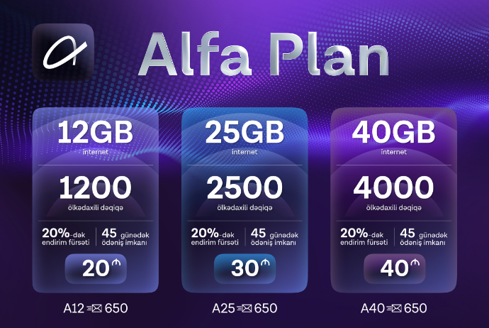 Azercell yeni nəsil “Alfa Plan” tariflərini - TƏQDİM EDİR | FED.az