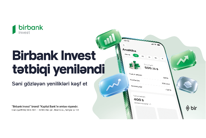 Birbank Invest yeniləndi: investisiya portfelini idarə etmək daha rahat oldu | FED.az