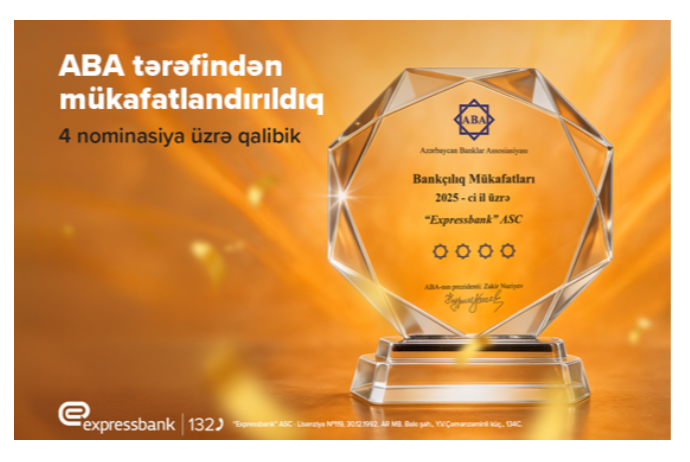 Expressbank 4 nominasiya üzrə - MÜKAFAT QAZANDI | FED.az
