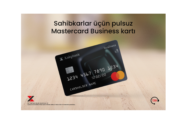  Халг Банк предлагает предпринимателям бесплатные карты Mastercard Business!  | FED.az