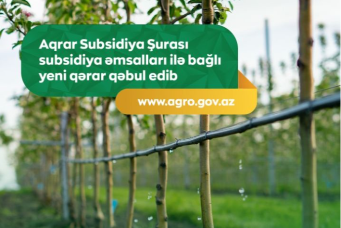 Aqrar Subsidiya Şurası subsidiya əmsalları ilə bağlı yeni qərar - QƏBUL EDİB | FED.az