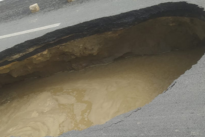 Masazırdakı çökən yolla bağlı - Rəsmi açıqlama | FED.az