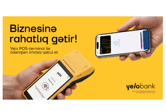 Yelo POS-terminal ilə ödənişləri limitsiz - QƏBUL EDİN | FED.az