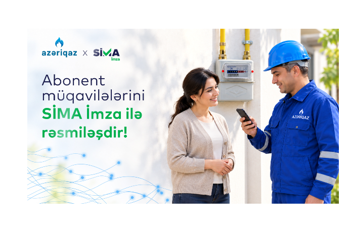 “Azəriqaz” abonentləri müqavilələri SİMA ilə rəqəmsal imzalayacaq | FED.az