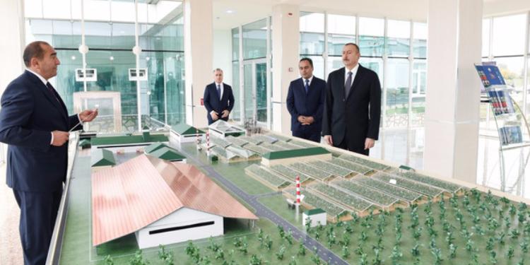 Prezident İlham Əliyev Ağstafada “Karvan-L EKO” sənaye parkında inşası başa çatdırılan müəssisələrin və istixana kompleksinin açılışında iştirak edib | FED.az
