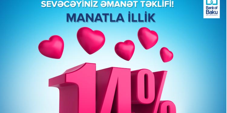 Bank of Baku-dan əmanətlərinizə illik 14% gəlir! | FED.az