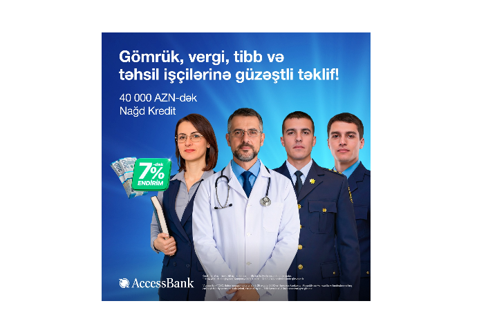 AccessBank продлевает кампанию по наличным кредитам со скидкой до 7% | FED.az