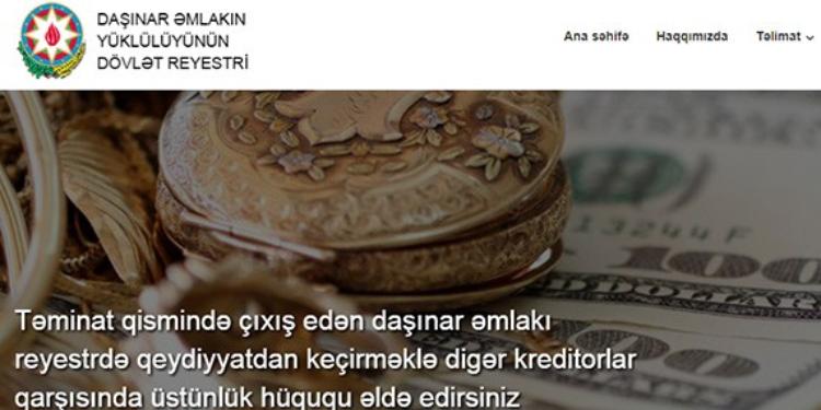 Daşınar əmlakın yüklülüyü reyestri portalının adı və ünvanı açıqlandı | FED.az