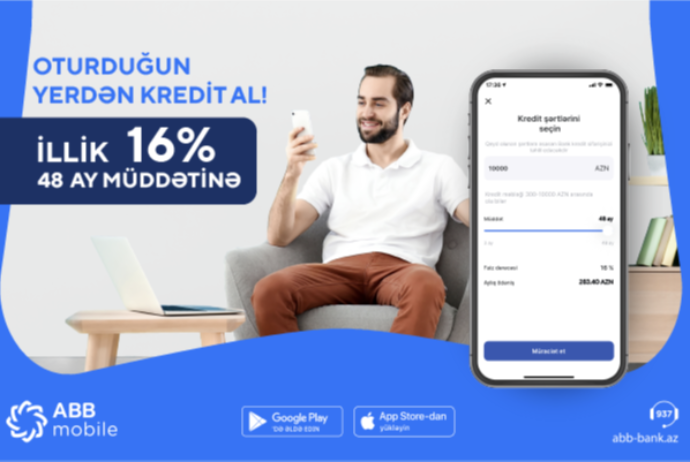 ABB-dən əhaliyə super kredit təklifi - 48 Aylıq Kredit İllik 16%-lə! | FED.az