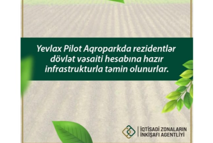 Yevlax Pilot Aqroparkda sahibkarlar infrastrukturla tam təmin edilirlər | FED.az