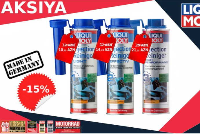 "Azİnterservice" şirkətindən "Liqui Moly" qatqılarına xüsusi - ENDİRİM AKSİYASI  | FED.az