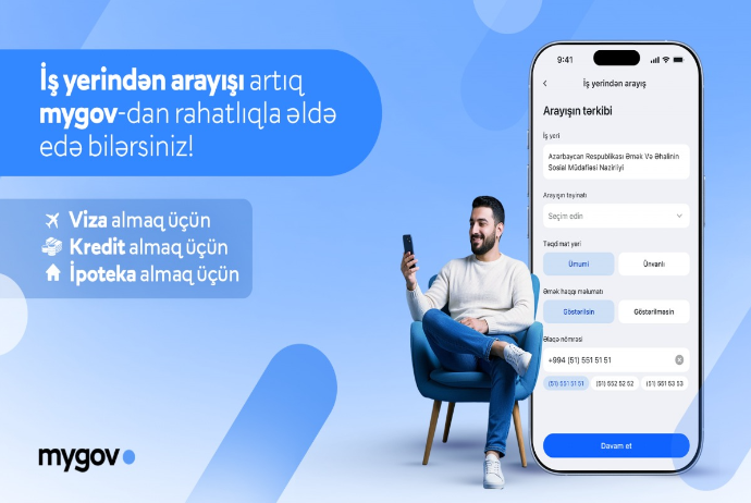 İş yerinə dair arayışın alınması "mygov”a köçürülüb | FED.az