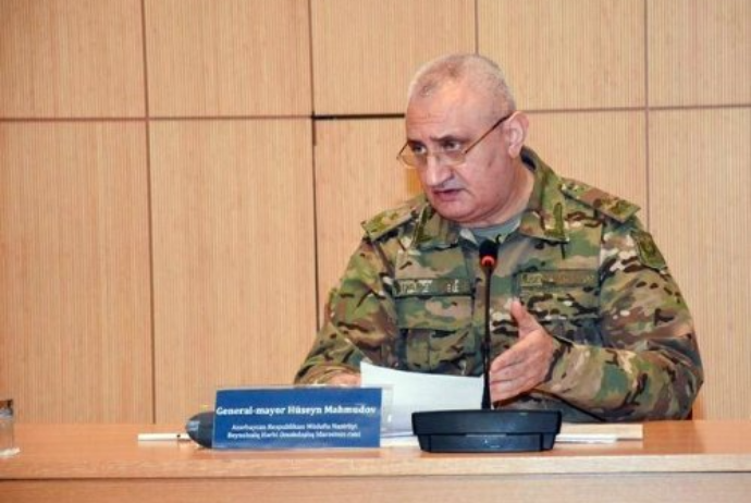 General Hüseyn Mahmudov: "ermənilər öz postlarını da yandırırlar" | FED.az