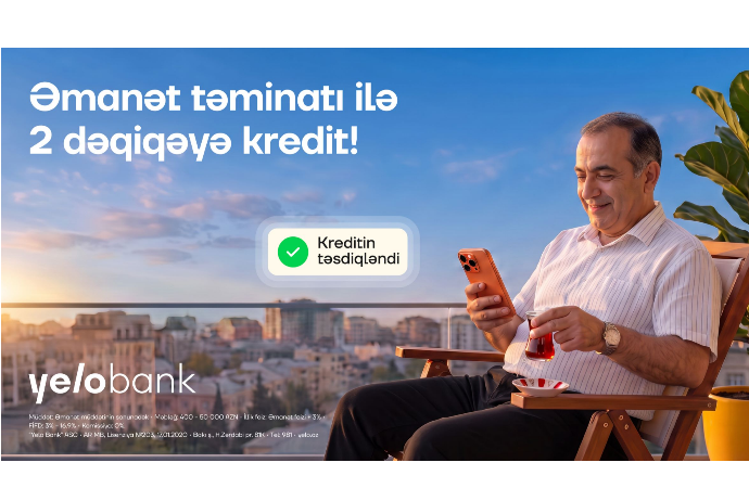 Cəmi iki dəqiqəyə əmanət təminatlı kredit! | FED.az