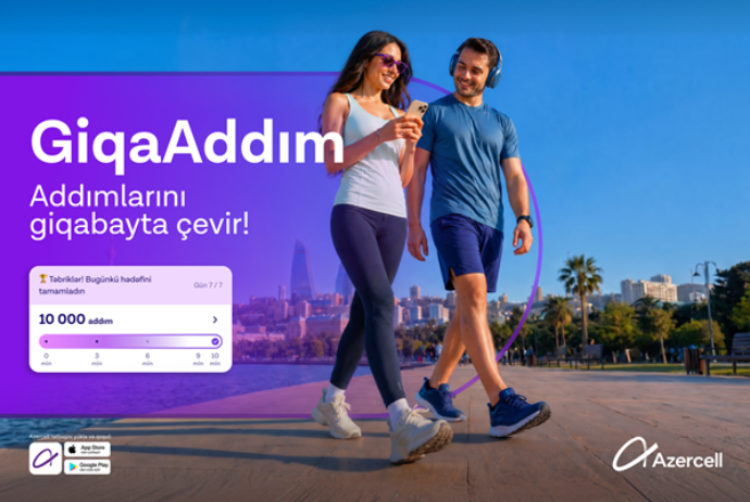Azercell “GiqaAddım” ilə addımları internetə çevirir! | FED.az