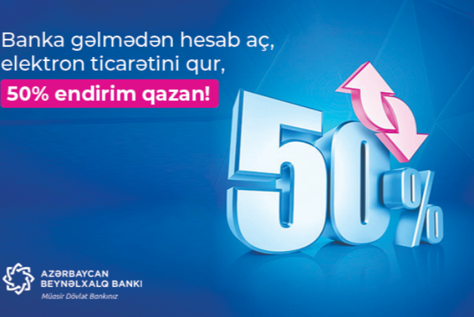 Banka gəlmədən hesab aç, elektron ticarətini qur - 50% ENDİRİM QAZAN! | FED.az