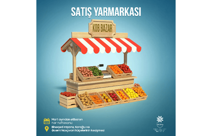 Bakıda hər həftəsonu “KOB bazar” adlı satış yarmarkası keçiriləcək | FED.az