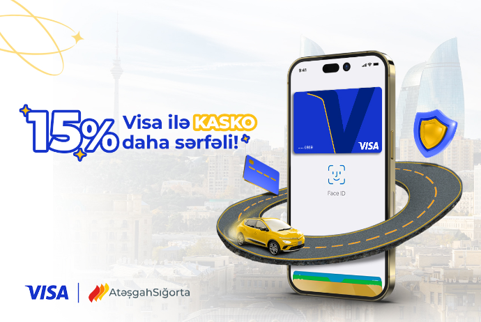 “Atəşgah” Sığorta Visa kart sahibləri üçün xüsusi - KASKO kampaniyasını davam etdirir! | FED.az