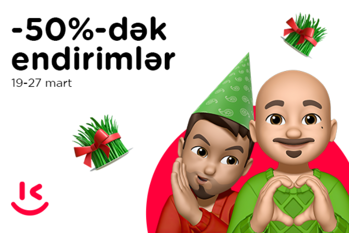 “Kontakt” “Novruzda yenilə” kampaniyası – 50%-DƏK ENDİRİMLƏR BAŞLAYIR | FED.az