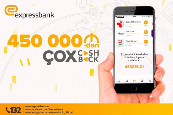 "Expressbank" müştərilərinə cashback qazandırmaqda - DAVAM EDİR | FED.az