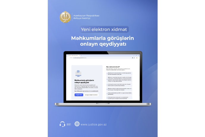 Məhkumlarla görüşlərin onlayn qeydiyyatı xidməti istifadəyə verilib | FED.az