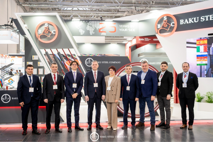 Baku Steel Company на выставке Tube 2026 в Германии | FED.az