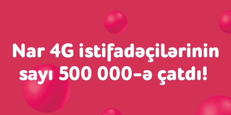 “Nar” 4G istifadəçilərinin sayı yarım milyon oldu | FED.az