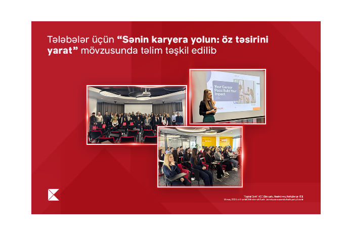 Для студентов, воспользовавшихся образовательным кредитом, прошёл тренинг «Твой карьерный путь: создай своё влияние» | FED.az