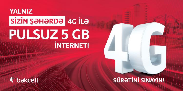 “Bakcell”dən 6 bölgənin sakinlərinə 5 GB PULSUZ internet! | FED.az