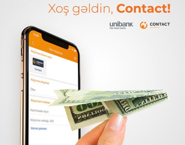 “Contact” pulköçürmə sistemi indi - UNİBANK MOBİLE-DA | FED.az