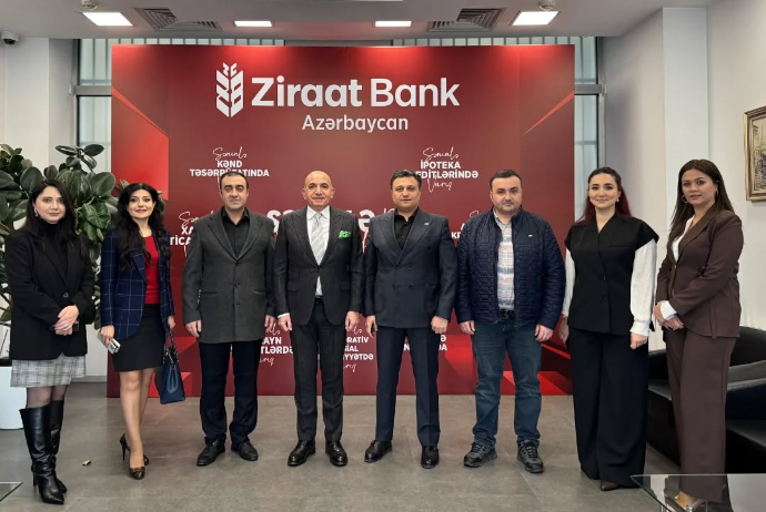 ATİB-in nümayəndə heyəti  “Ziraat Bank Azərbaycan”ı ziyarət edib - FOTOLAR | FED.az