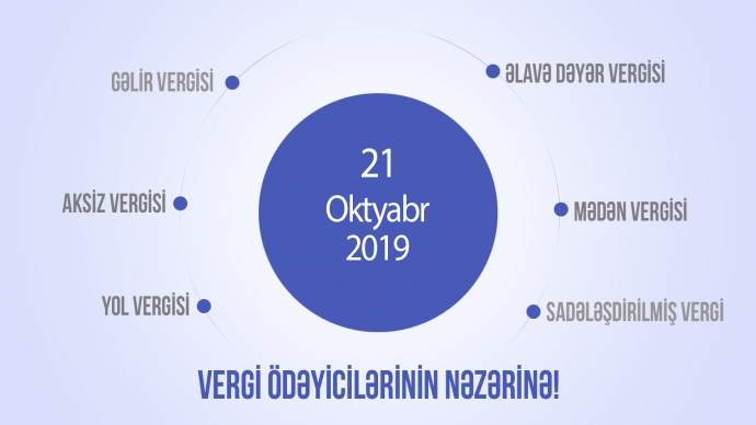 Oktyabr ayının - VERGİ TƏQVİMİ | FED.az