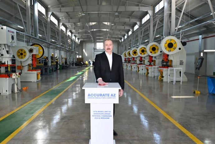 Xocalının Ballıca kəndində mebel istehsalı müəssisəsi açılıb - FOTOLAR | FED.az