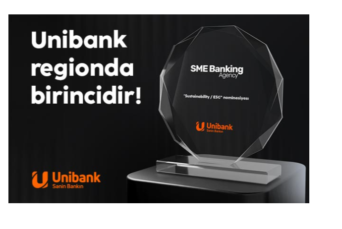 Unibank “Dayanıqlılıq / ESG” nominasiyası üzrə regionda - BİRİNCİ OLDU | FED.az