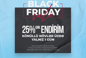 "AtaSığorta"dan "Black Friday" güzəştləri - 25%-dək ENDİRİMLƏR