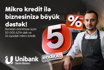 “Unibank”ın yay kampaniyası avqustun 31-dək uzadılıb