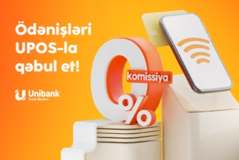 Unibank UPOS xidmətini biznes sahibləri üçün - KOMİSSİYASIZ ETDİ