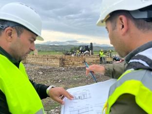 Qubadlının Mahruzlu və Zilanlı kəndlərində tikinti işlərinə başlanılıb - FOTOLAR | FED.az