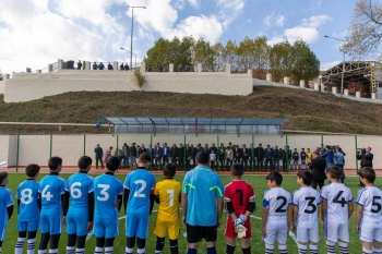 “AzerGold” tərəfindən Daşkəsəndə yenidən qurulmuş minifutbol, voleybol-basketbol meydançaları - İSTİFADƏYƏ VERİLİB | FED.az