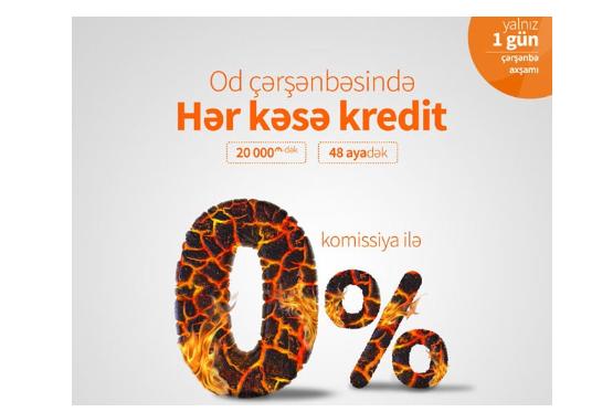 "Unibank"dan yalnız bir günlük kredit kampaniyası: KOMİSSİYA 0%
