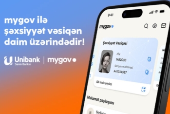 Unibankın xidmətlərindən rəqəmsal şəxsiyyət vəsiqənizlə - İSTİFADƏ EDƏ BİLƏRSİNİZ