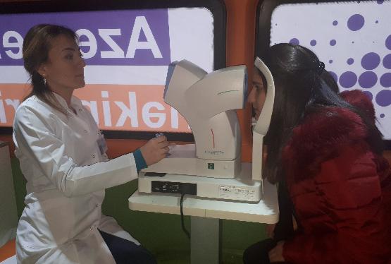 Azercell продолжает организовывать бесплатные офтальмологические обследования