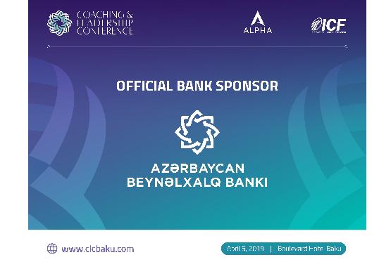 Beynəlxalq Bank ilk Bakı Kouçinq və Liderlik Konfransına dəstək verəcək