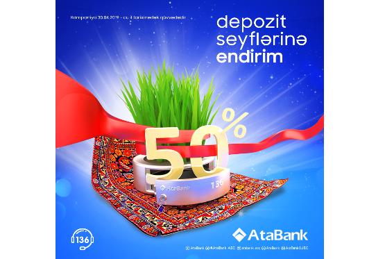 “AtaBank” ASC depozit qutuları üzrə Novruz kampaniyasına start verir