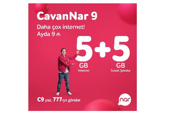 Yenilənmiş “CavanNar”-a qoşul, ikiqat internet əldə et!