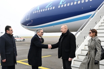 İlham Əliyev Davos Forumunda iştirak etmək üçün İsveçrəyə səfərə gəlib