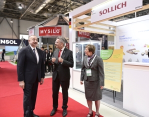 Prezident İlham Əliyev “InterFood Azerbaijan” və “Caspian Agro” sərgiləri ilə tanış olub - FOTOLAR | FED.az